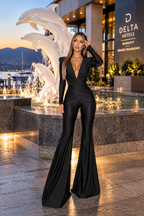 THE ESTATE NOIR SCULPTED JUMPSUIT